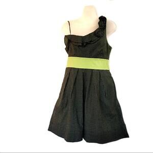 Speechless Party Dress Size JR 11 Prom Wedding Polka Dot One Shoulder 2000s Chic